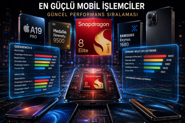 En Güçlü Mobil İşlemciler Listesi Güncellendi