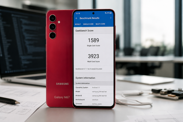 Samsung Galaxy M67'nin Geekbench Kaydı Ortaya Çıktı Samsung Galaxy M67'nin Geekbench Kaydı Ortaya Çıktı